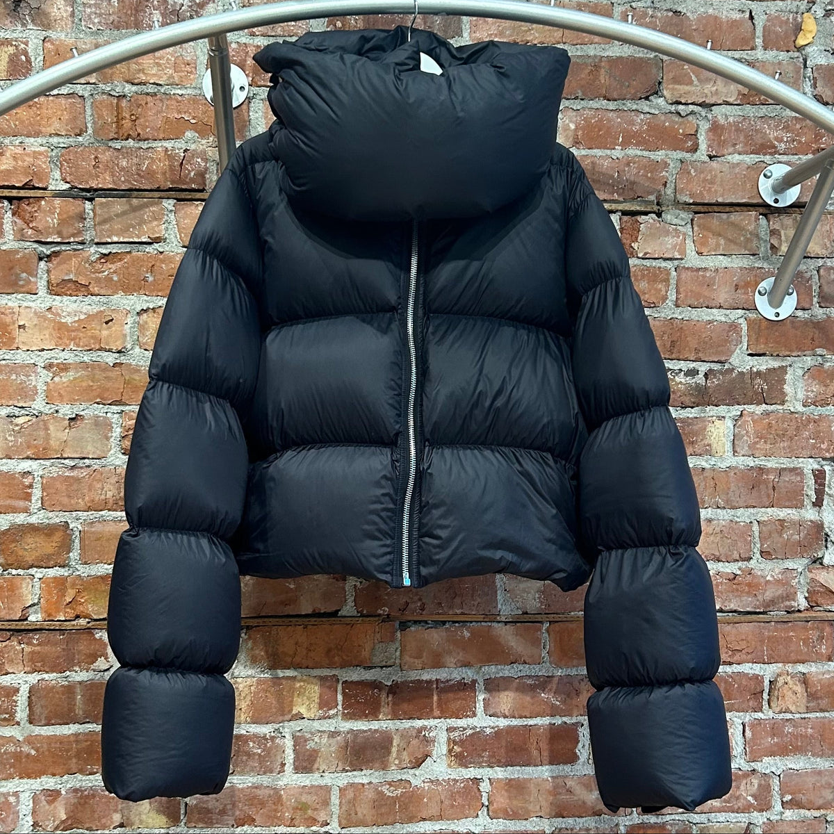 RICK OWENS FW18 SISYPHUS FUNNEL NECK PUFFER JACKET ‘BLACK’