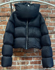 RICK OWENS FW18 SISYPHUS FUNNEL NECK PUFFER JACKET ‘BLACK’