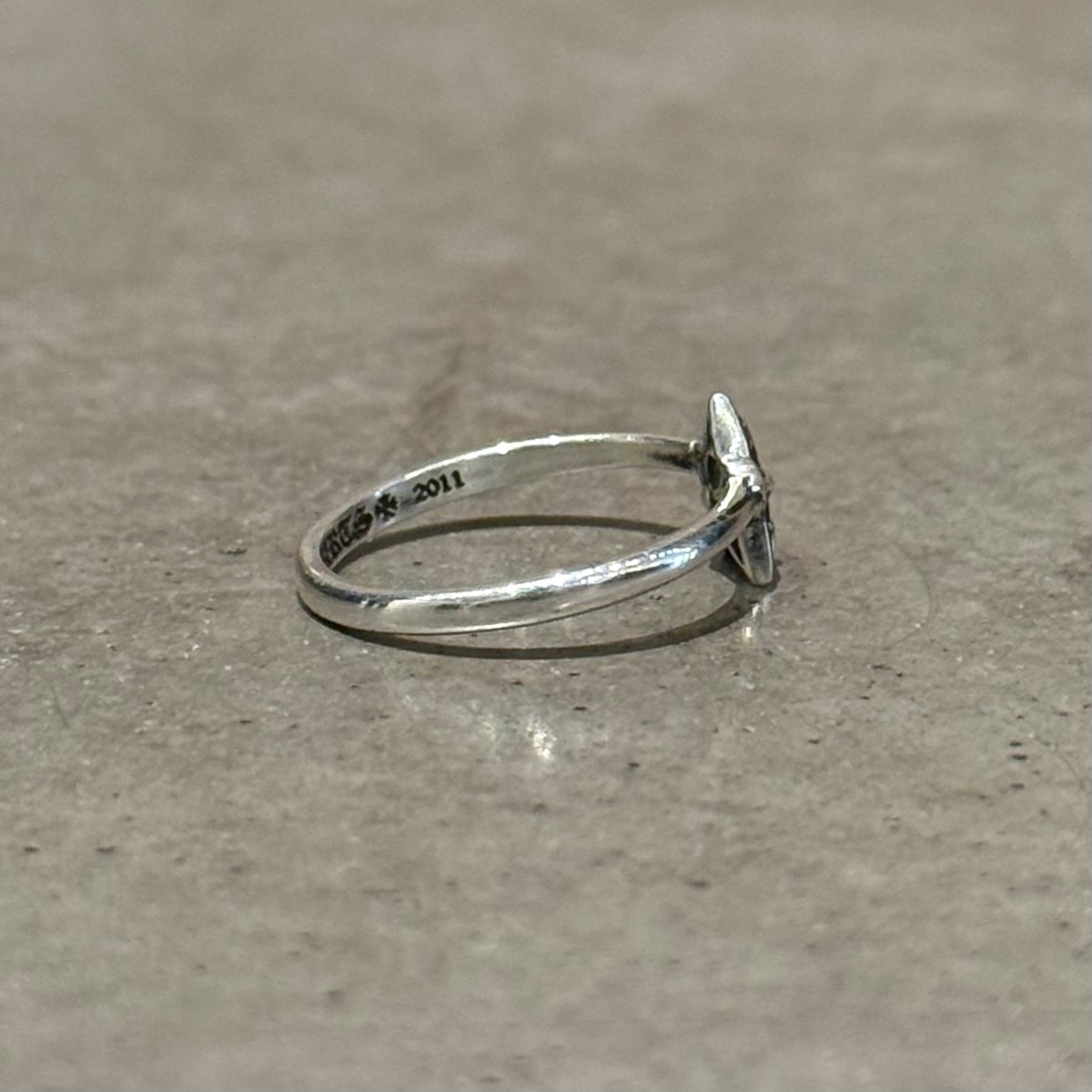 CHROME HEARTS STAR BUBBLE GUM RING ‘SILVER’