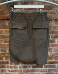 RICK OWENS DRKSDHW CREATCH CARGO SHORTS ‘DUST’
