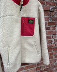 AIMÉ LEON DORE SHERPA FLEECE JACKET ‘CREAM’