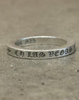 CHROME HEARTS 3MM LAS VEGAS F*CK YOU 3MM SPACER RING ‘SILVER’