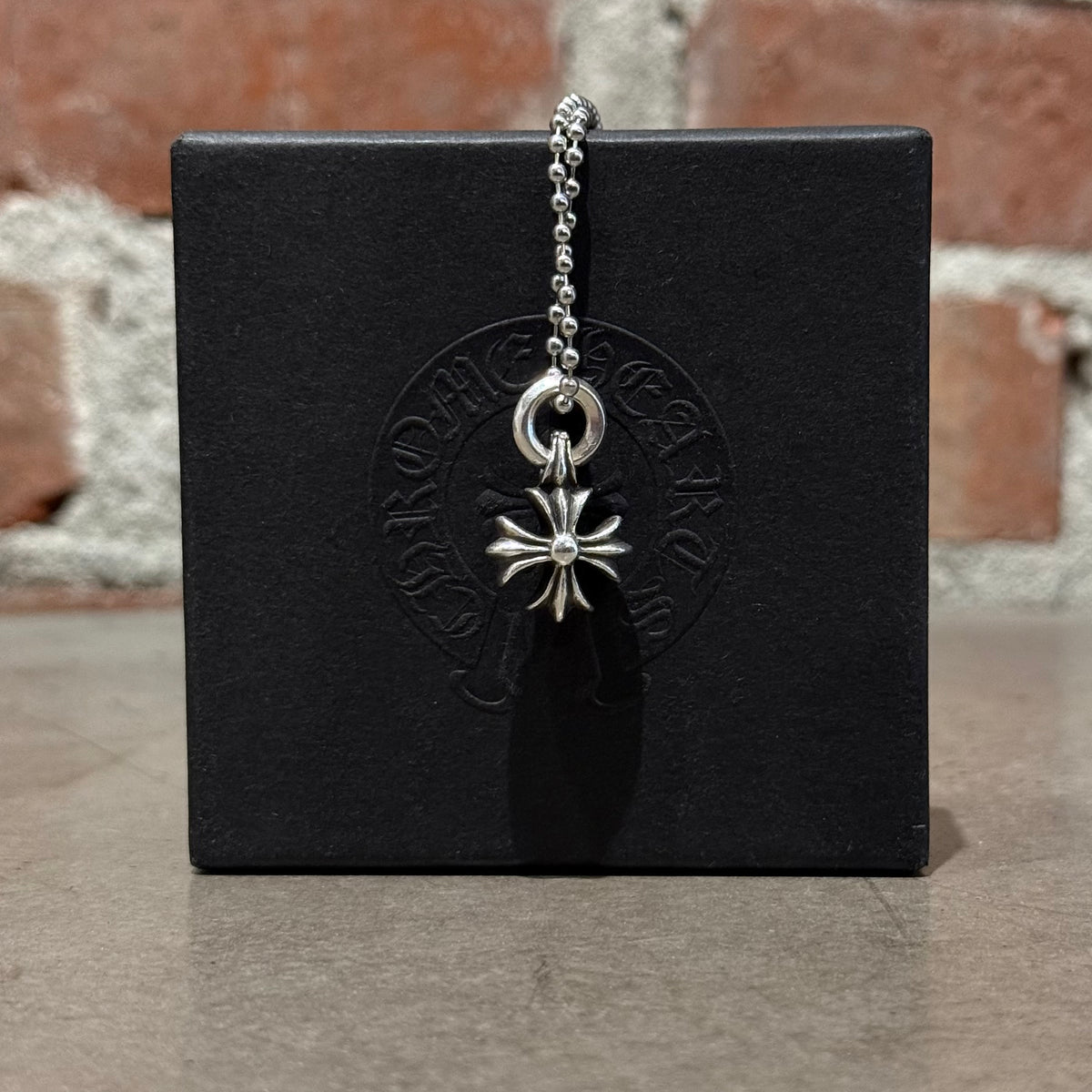 CHROME HEARTS CH PLUS CROSS CHARM NECKLACE ‘SILVER’