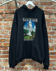BALENCIAGA SS20 SACRE COEUR NOTRE DAME HOODIE ‘BLACK’