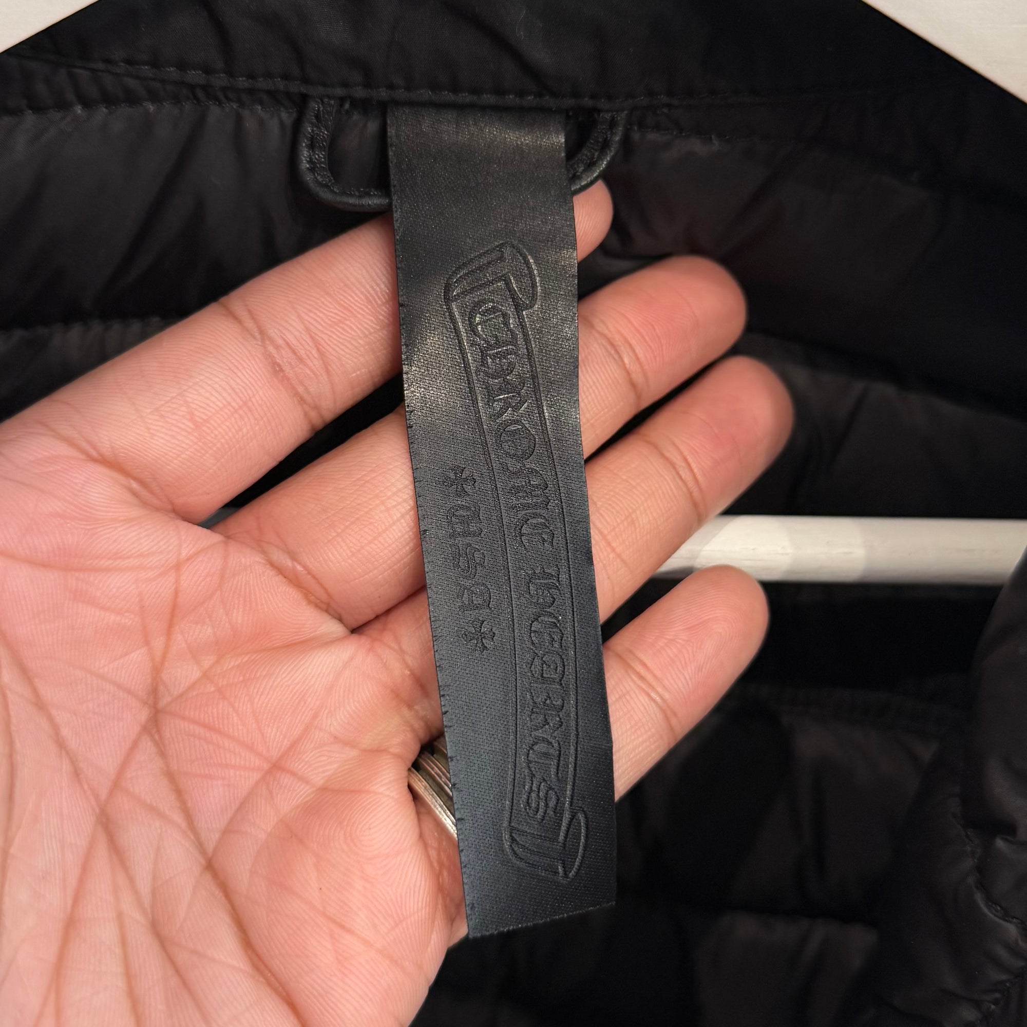 CHROME HEARTS GOOSE DOWN PADDED SHIRT ‘BLACK’