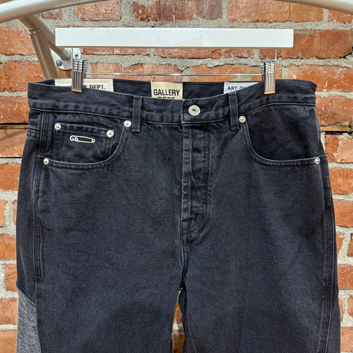 GALLERY DEPT. TWISTED WIDE LEG DENIM ‘BLACK’