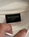 BALENCIAGA FW23 3B TOP LEAGUE RACING LOGO TEE ‘WHITE’