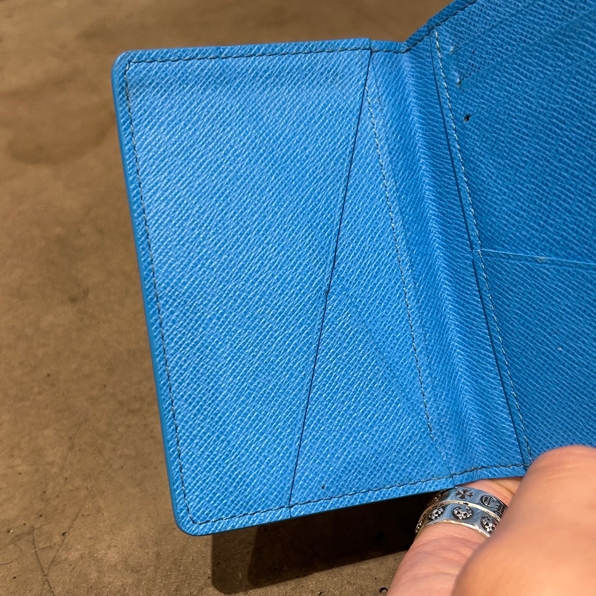 LOUIS VUITTON SS25 POOL POCKET ORGANIZER WALLET ‘BLUE’