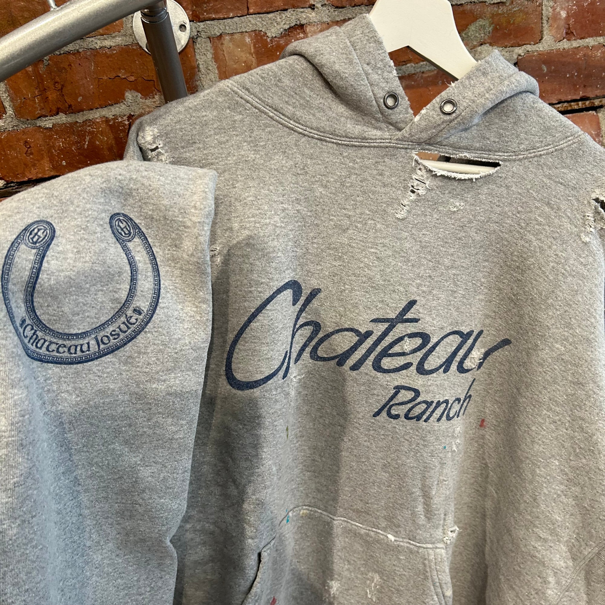 GALLERY DEPT. CHATEAU RANCH PAINTER HOODIE ‘GRAY’