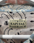 KAPITAL VINTAGE BANDANA 1ST TRUCKER JACKET ‘PALE BLUE’