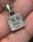 CHROME HEARTS FRAMED HEART NECKLACE ‘SILVER’
