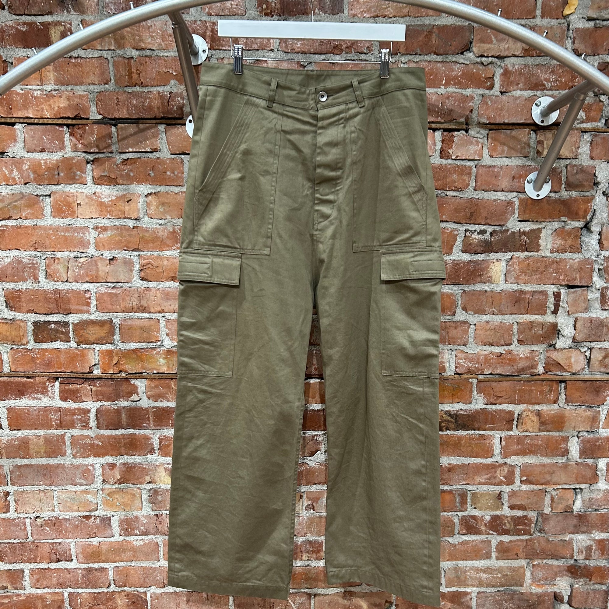 RICK OWENS DRKSHDW CARGO PANTS ‘PALE GREEN’