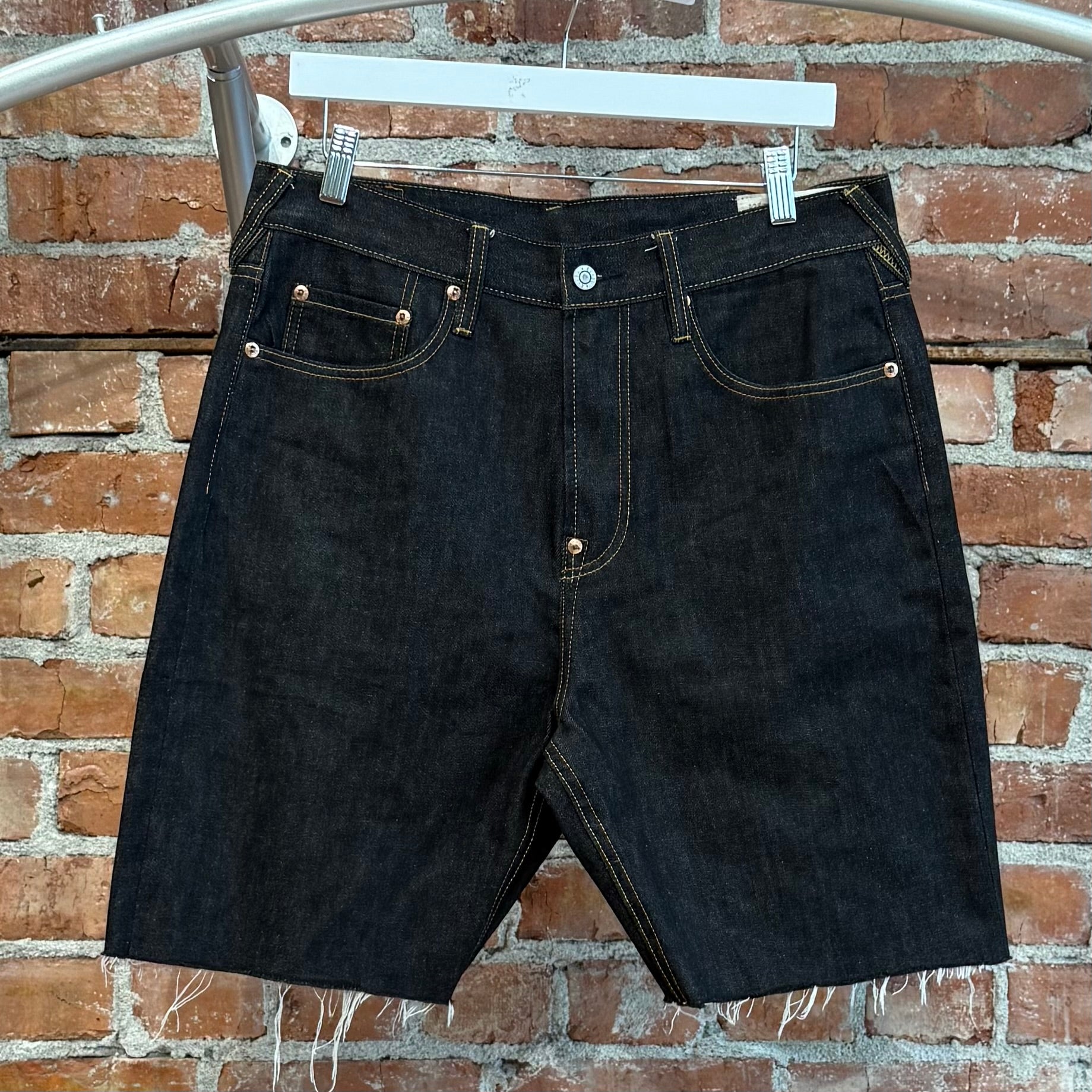 EVISU DAICOCK DENIM SHORTS ‘INDIGO’