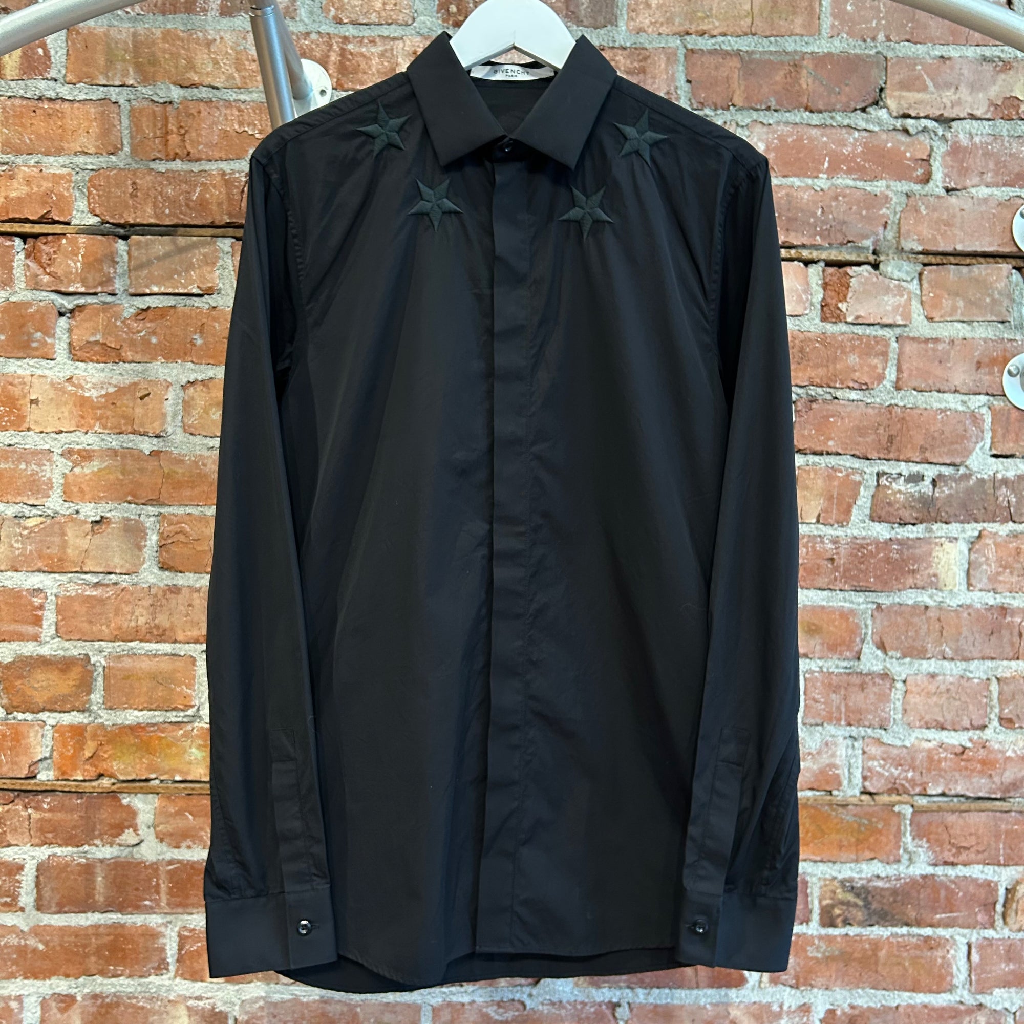GIVENCHY STARS BUTTON UP SHIRT ‘BLACK’
