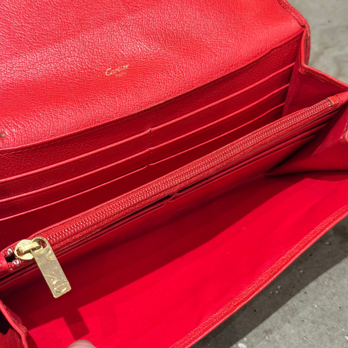 CARTIER LOVE LONG WALLET ‘RED’