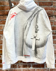 CHROME HEARTS LAURIE LYNN STARK PULLOVER HOODIE ‘WHITE’