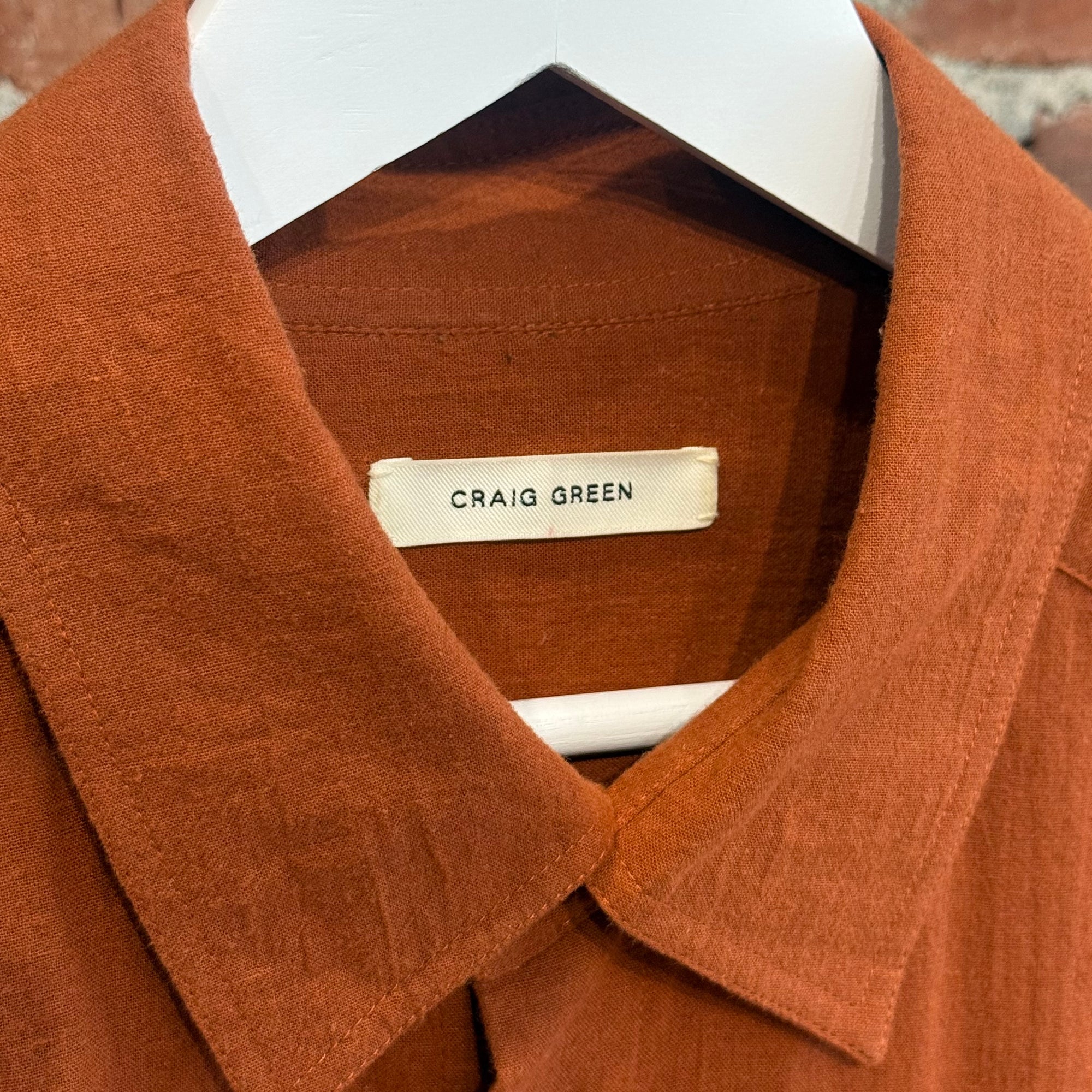 CRAIG GREEN HARNESS SHIRT ‘ORANGE’