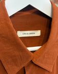CRAIG GREEN HARNESS SHIRT ‘ORANGE’