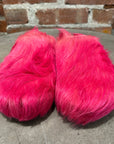MARNI FUSSBETT FUR MULES ‘PINK’