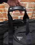 PRADA TESSUTO NYLON LARGE DUFFLE BAG ‘BLACK’
