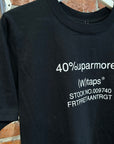 WTAPS 40% UPARMORED TEE ‘BLACK’