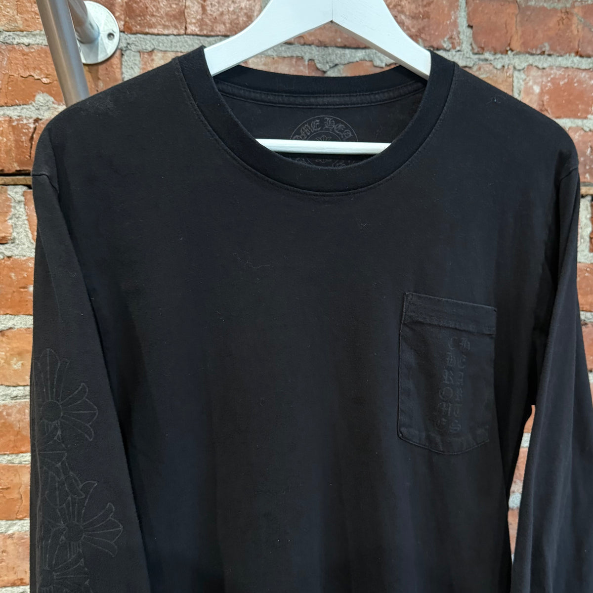 CHROME HEARTS MIAMI EXCLUSIVE CEMETERY ARM LONGSLEEVE ‘BLACK’