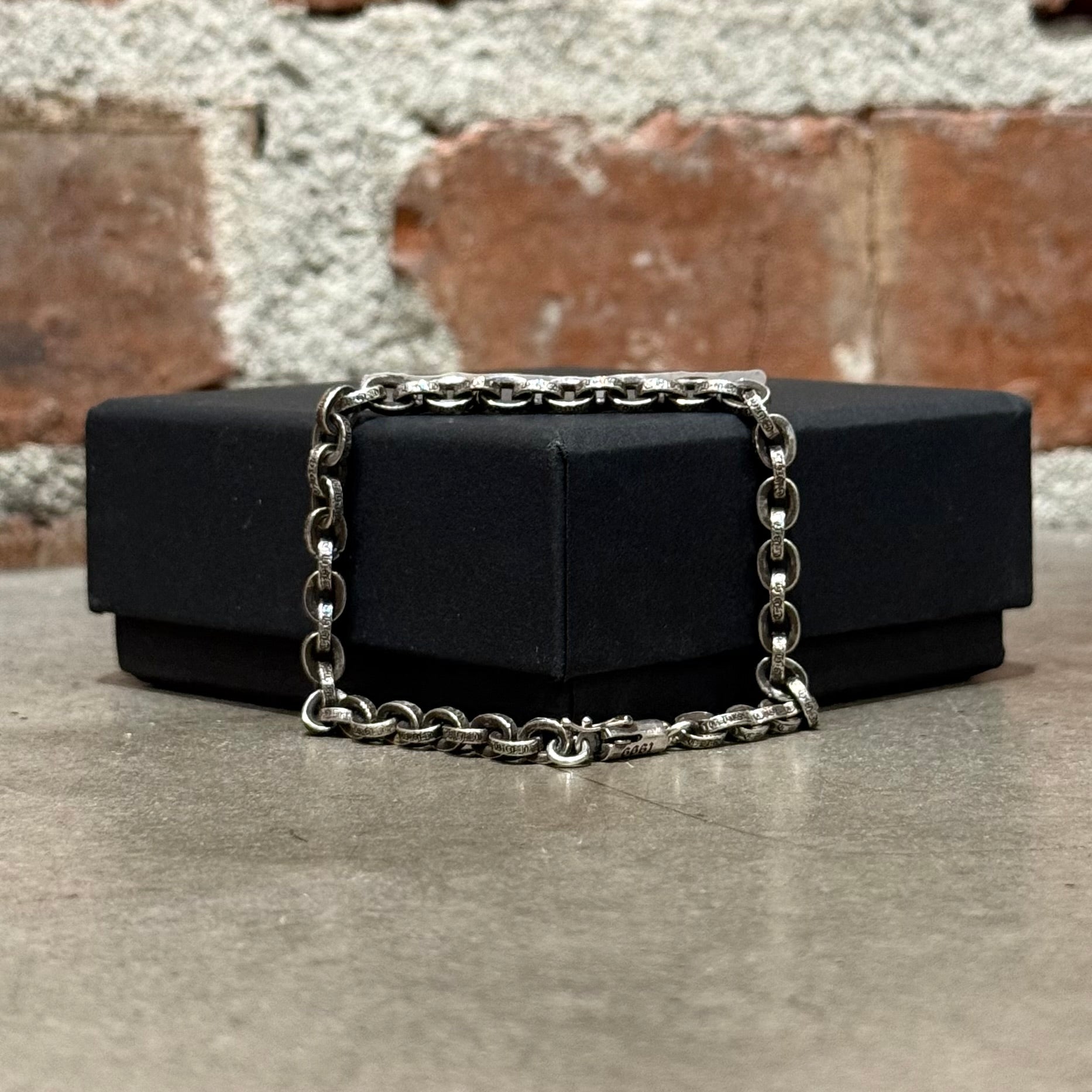 CHROME HEARTS 8” PAPER CHAIN BRACELET ‘SILVER’