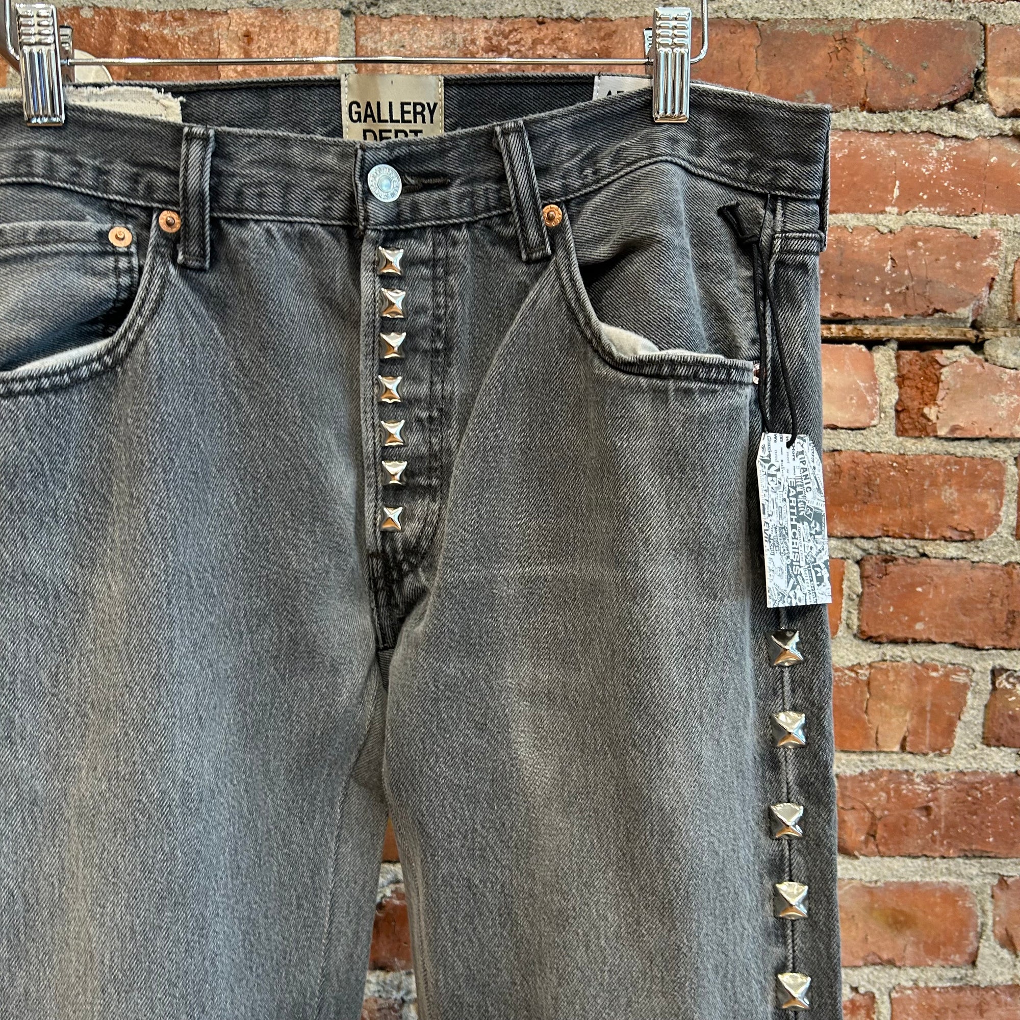 GALLERY DEPT. STUDDED LA FLARE DENIM ‘VINTAGE BLACK’