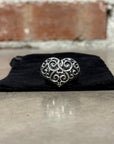 GABORATORY R-7 HEART RING ‘SILVER’