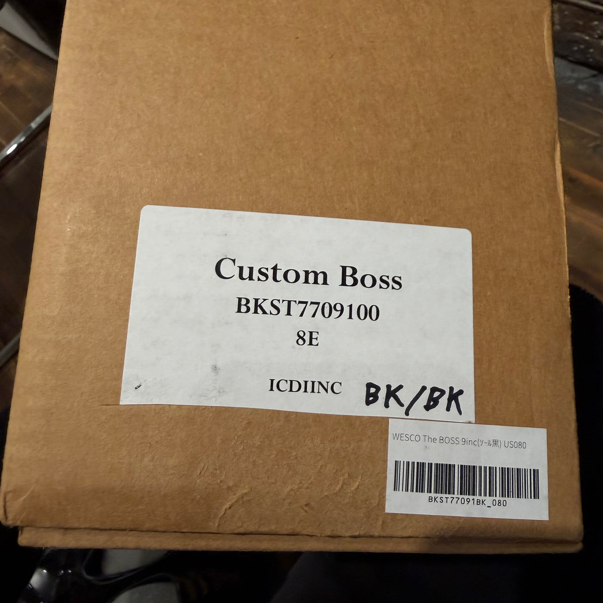 WESCO ENGINEER BOSS BOOTS ‘BLACK’