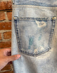 OUR LEGACY THIRD CUT TROMPE DIGITAL DENIM JEANS ‘BLUE’