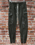 RICK OWENS FW22 STROBE BAUHAUS CARGO PANTS ‘OLIVE’