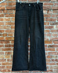 BASKETCASE STRAIGHT LEG FLARED DENIM ‘BLACK’