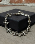 CHROME HEARTS CUT OUT CROSS BRACELET ‘SILVER’