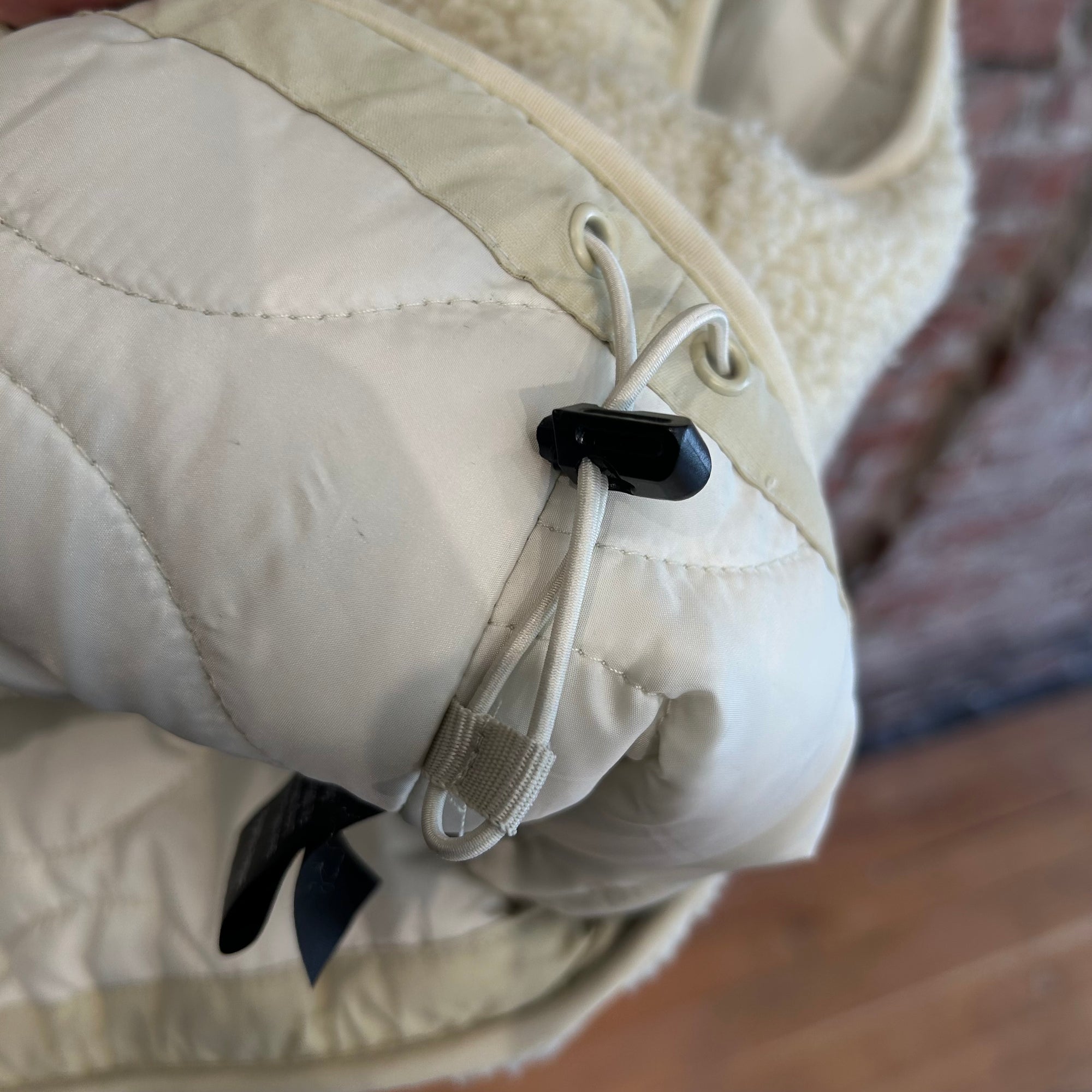 ENTIRE STUDIOS SHERPA FLEECE VEST ‘CREAM’