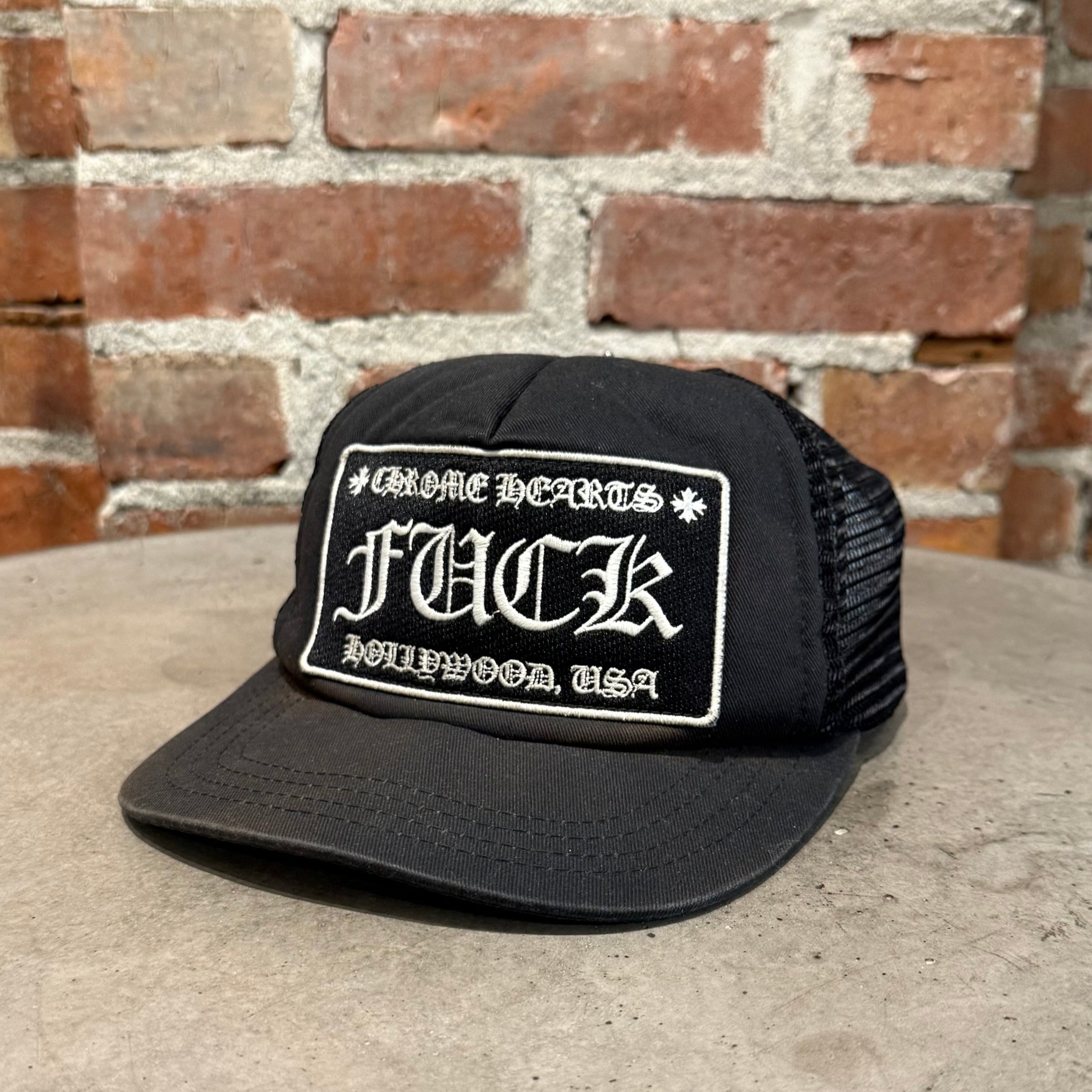 ★CHROME HEARTS★FUCK YOU TRUCKER HAT トラッカー ハット CHROME HEARTS FUCK YOU TRUCKER HAT 'BLACK' – Sadō Room