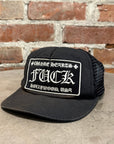 CHROME HEARTS FUCK YOU TRUCKER HAT ‘BLACK’