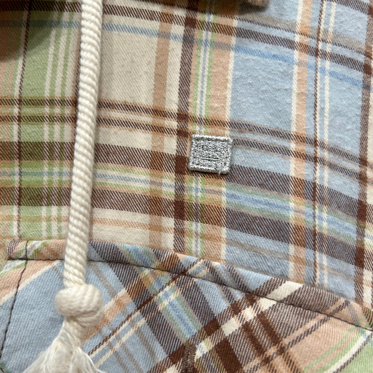 ACNE STUDIOS HOODED FLANNEL ‘MULTI’
