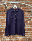 NEEDLES RAYON BUTTON UP SHIRT ‘PURPLE’