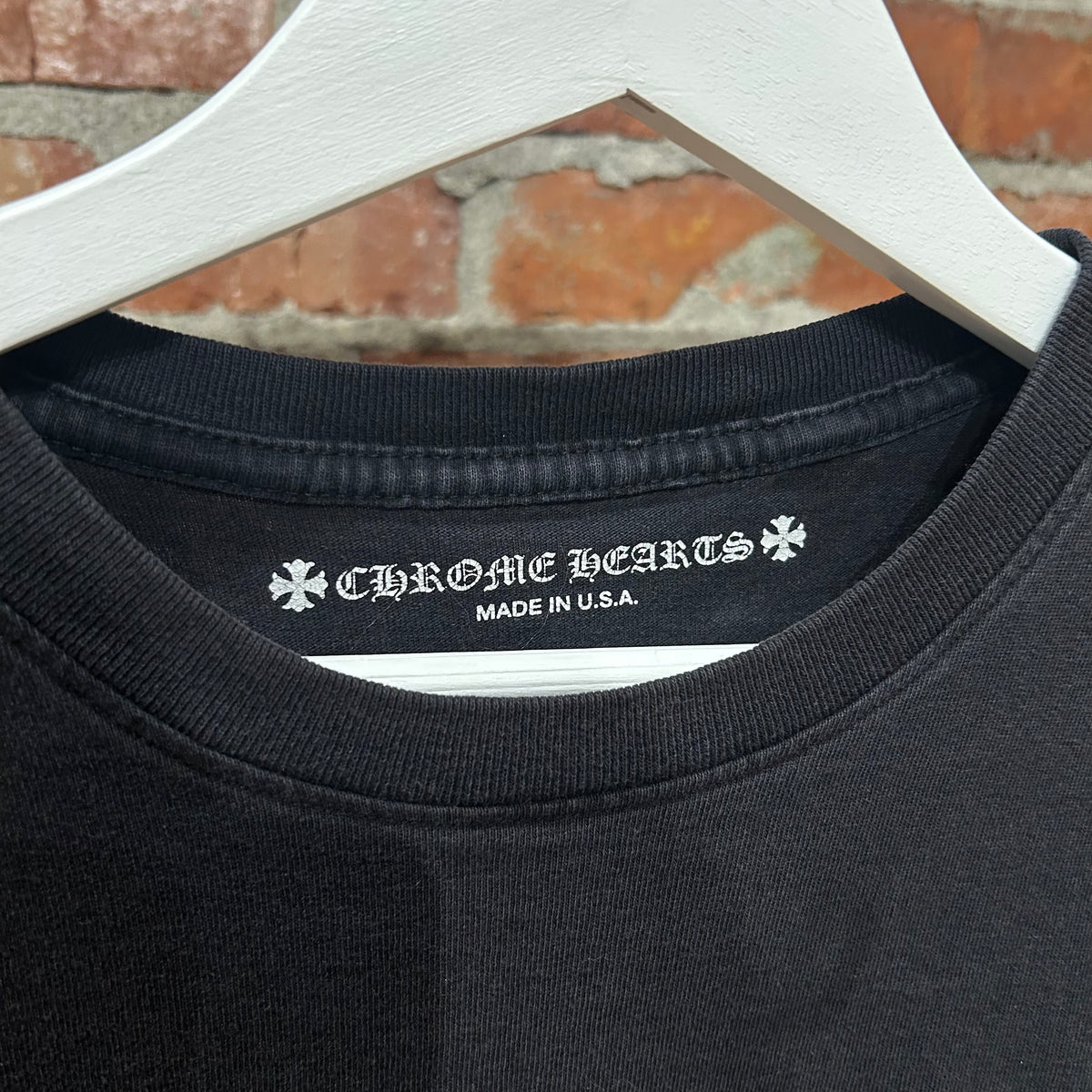 CHROME HEARTS MATTY BOY AMERICAN FLAG TEE ‘BLACK’