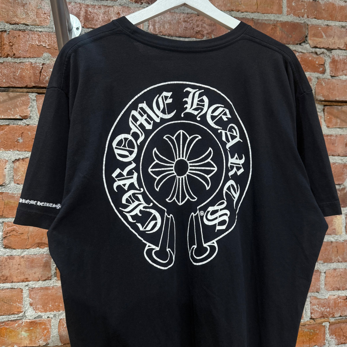 CHROME HEARTS HORSESHOE LOGO POCKET TEE ‘BLACK’