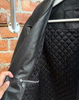 CHROME HEARTS VINTAGE JJ DEAN LEATHER JACKET ‘BLACK’