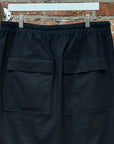 RICK OWENS SS19 BABEL POD SHORTS ‘BLACK’
