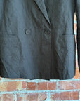 YOHJI YAMAMOTO SS23 COTTON TYPEWRITER JACKET ‘BLACK’