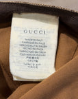 GUCCI MONOGRAM CANVAS BASEBALL CAP ‘SAND’