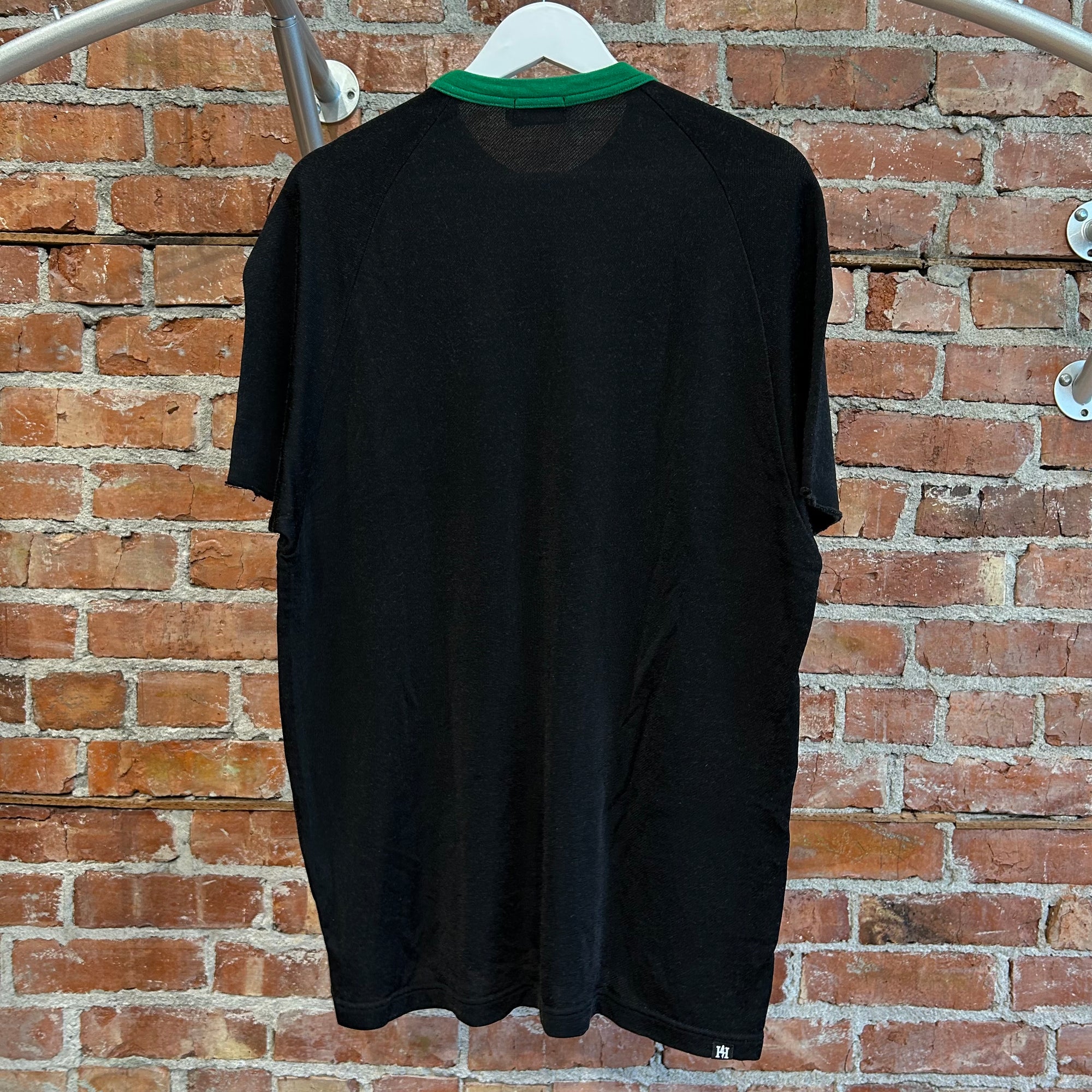 HYSTERIC GLAMOUR KILLER RINGER TEE 'BLACK/GREEN'