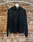 MOOJIMOOJI DISTRESSED PULLOVER HOODIE ‘BLACK’