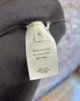 THE ROW SILK MOCKNECK KNIT SWEATER ‘DARK GREY’