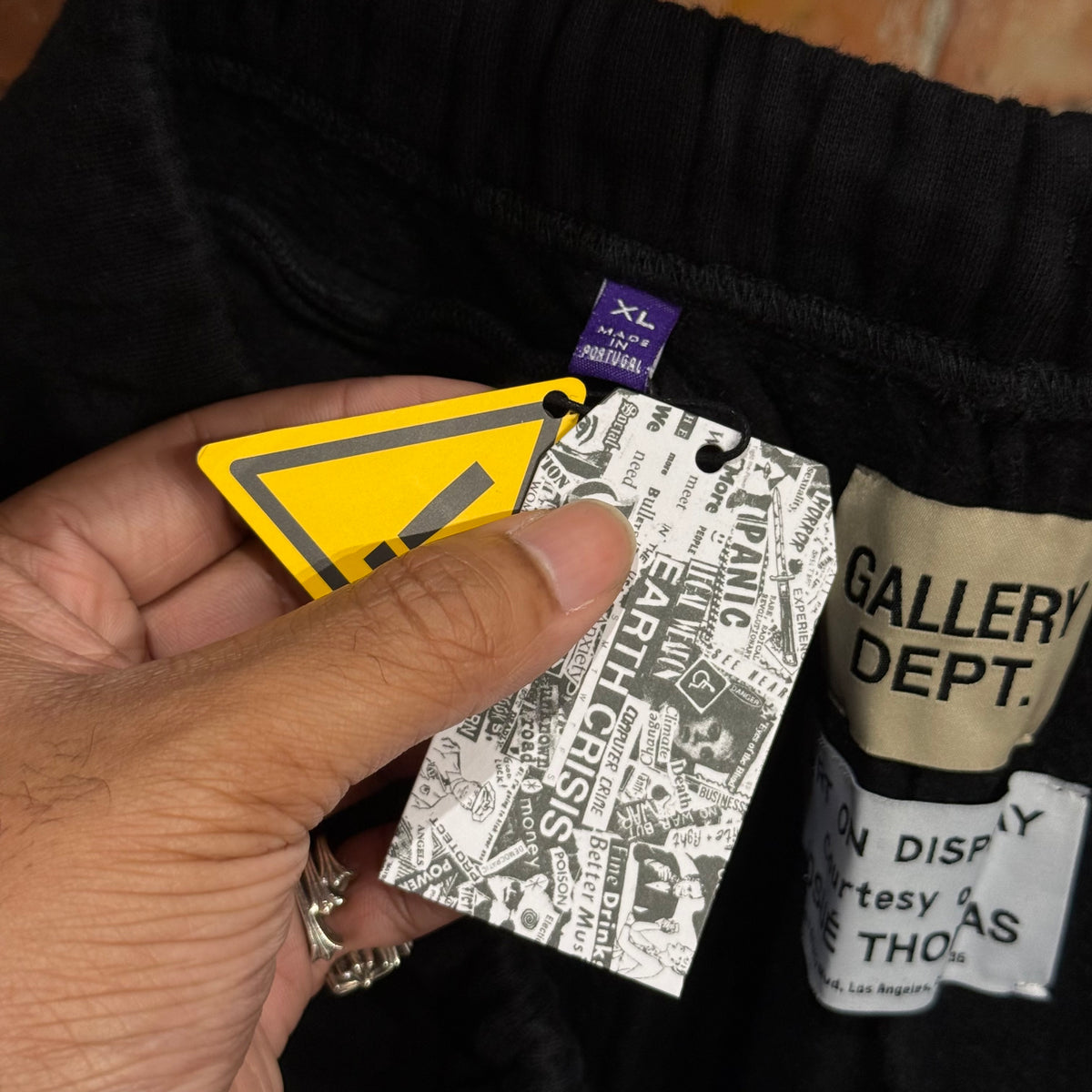 GALLERY DEPT. 2K FIT WIDE LEG SWEATPANTS ‘BLACK’