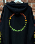 CHROME HEARTS FLORAL GRADIENT PRINT HOODIE ‘BLACK’